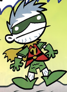 Bizarro Robin Tiny Titans 001