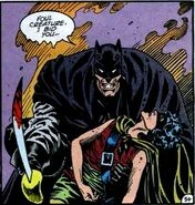 Bruce Wayne Túnel do Tempo Asa de Couro