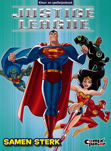 Justice League Kleur- en Spelletjesboek Samen sterk.jpg