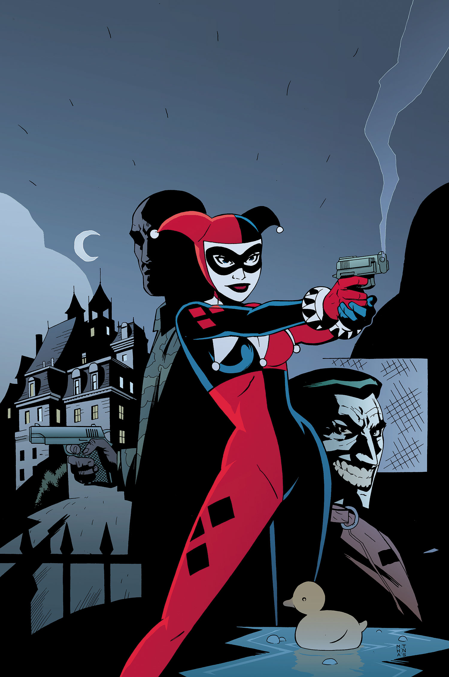 Arlequina original de Paul Dini  Harley quinn art, Bruce timm