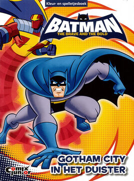 Batman The Brave and the Bold Kleur- en Spelletjesboek Gotham City in het duister