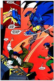 Bruce Wayne confronts Azrael