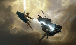 Zeus versus Ares