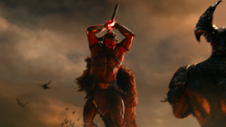 Jovem Ares batalhando
