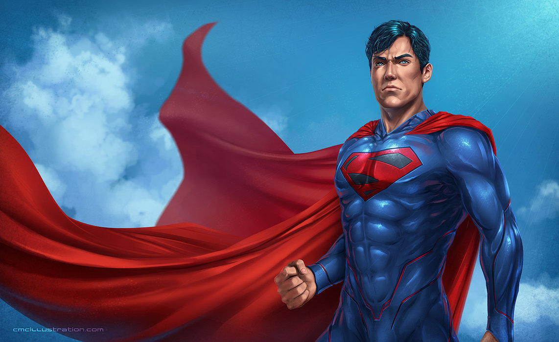 Download Superman Flying Heroic Pose | Wallpapers.com