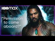 Aquaman Attempts to Save a Submarine's Crew - HBO Max