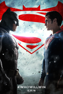 Batman v Superman Dawn of Justice theatrical poster - WhoWillWin