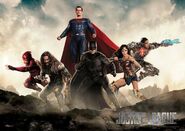 Justice League-team-poster banner