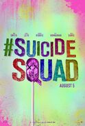 Suicide Squad lollipop poster