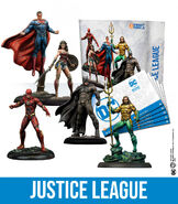 Justice League set (Superman, Wonder Woman, and Aquaman repackaged from other sets)