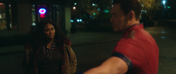 Adebayo has a talk with Peacemaker