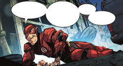 Flash is defeated by Girder