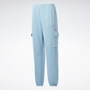 Track pants (washed denim)