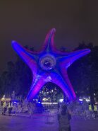 Starro installation at Leicester Square