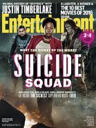 Variant cover of the June 2016 edition of American magazine Entertainment Weekly, featuring Slipknot, Amanda Waller and Killer Croc