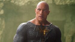 Black Adam looking up - Promo still