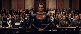 Superman stands in court