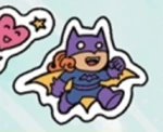 Batgirl as a sticker