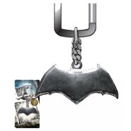 Keyring Monogram JL Pewter Batman Logo