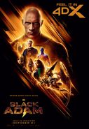 Black Adam 4DX Poster