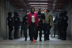 Amanda Waller enters Belle Reve