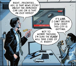 Barry talks to David in his office