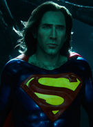 First Green Earth Superman's Supersuit, featured in The Flash.
