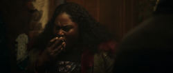 Adebayo licks the adhesive explosive