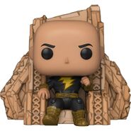 Black Adam on throne