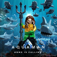 Aquaman LEGO poster