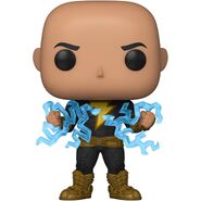 Black Adam with lightning