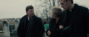 Pete Ross at Clark's funeral