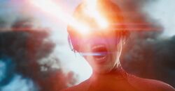 Supergirl heat vision