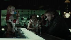 Suicide Squad in the bar