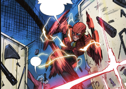 Flash fights agaisnt the criminals