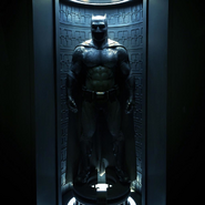 A full shot of the Batsuit, shared by Zack Snyder.