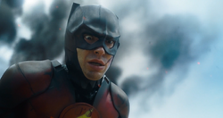 Young Flash's reaction to Supergirl's death
