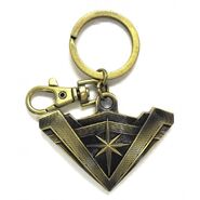 Keyring Monogram BvS Pewter Wonder Woman Crown