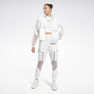 Track jacket with track pants (white)