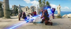 Mera fighting the 