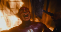 Young Flash in the explosion