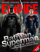 Variant cover of the September 2015 edition of British magazine Empire, featuring Batman and Superman