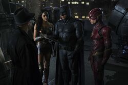 James Gordon meeting Justice League