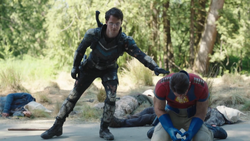 Vigilante tries to conform Peacemaker