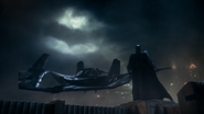 Justice League (2017) Batman sees symbol