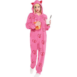 Party City Harley Quinn (heart break onesie)