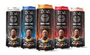 ZOA promotional cans