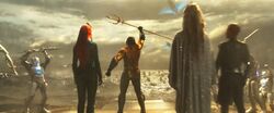 Arthur Curry becomes King of Atlantis.