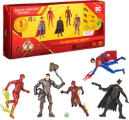 The Flash Ultimate Figure Set (Flash, Dru-Zod with Kryptonian Plasma Rifle, Young Barry, Batman with Grapple Gun, Supergirl and Kryptonite