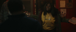 Adebayo mentions to Murn that they defeated a gorilla